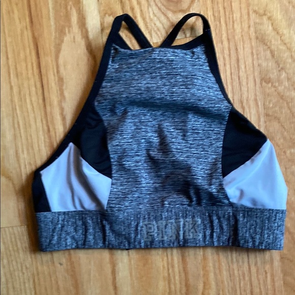 PINK Victoria's Secret Other - PINK Victoria's Secret Gray and Black Racerback Sport bra